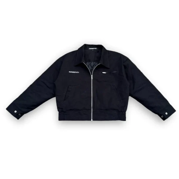 FutureFaith - Work Jacket Boxy Pria Black Beauty Timeless