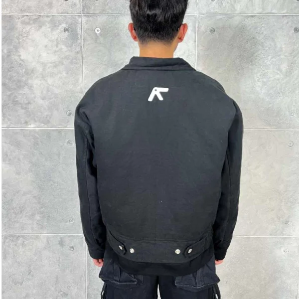 FutureFaith - Work Jacket Boxy Pria Black Beauty Timeless - Image 3