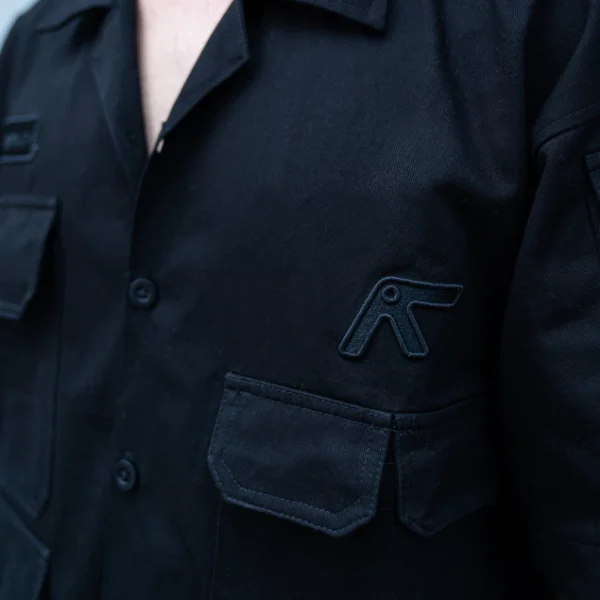 FutureFaith - Workshirt Boxy Pocket Pro Series Black on Black - Image 4