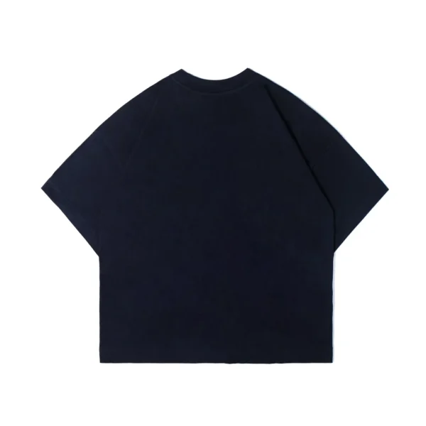 FUTUREFAITH - Tshirt Boxy Oversize Basic Heavyweight Navy - Image 2