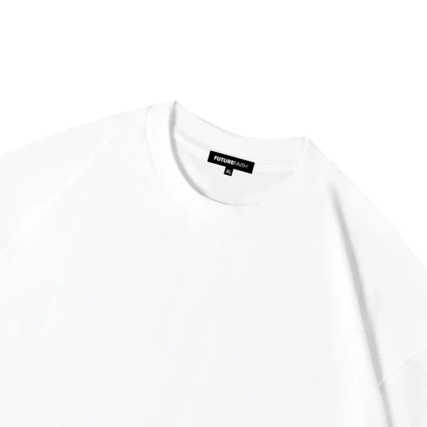 FUTUREFAITH - Tshirt Boxy Oversize Basic Heavyweight White - Image 3