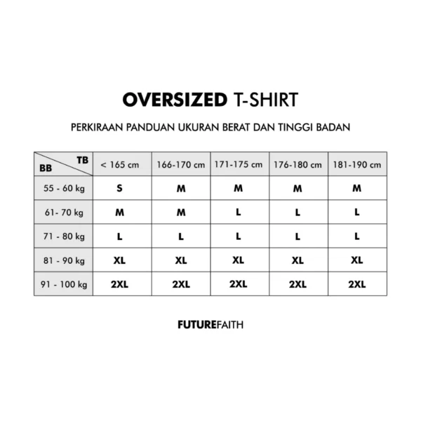 FutureFaith - Oversized T-Shirt 100% Cotton Combed 20s Unisex - Image 8